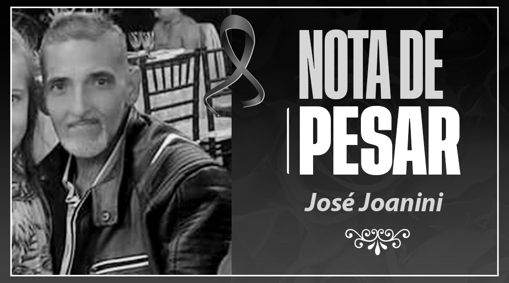 LUTO | Informamos com grande pesar o falecimento do GM José Joanini