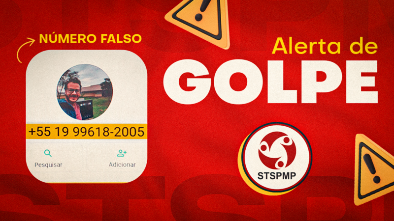 🚨 CUIDADO | Golpistas se passam pelo Dr. Alexandre Mandl, advogado do STSPMP. Não caia em golpes!