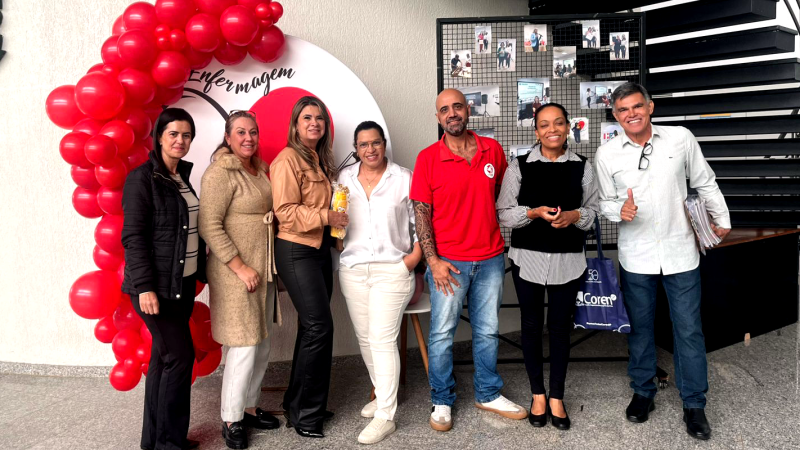 Servidores celebram Dia da Enfermagem e agradecem aos profissionais da saúde pelo excelente trabalho ⚕️