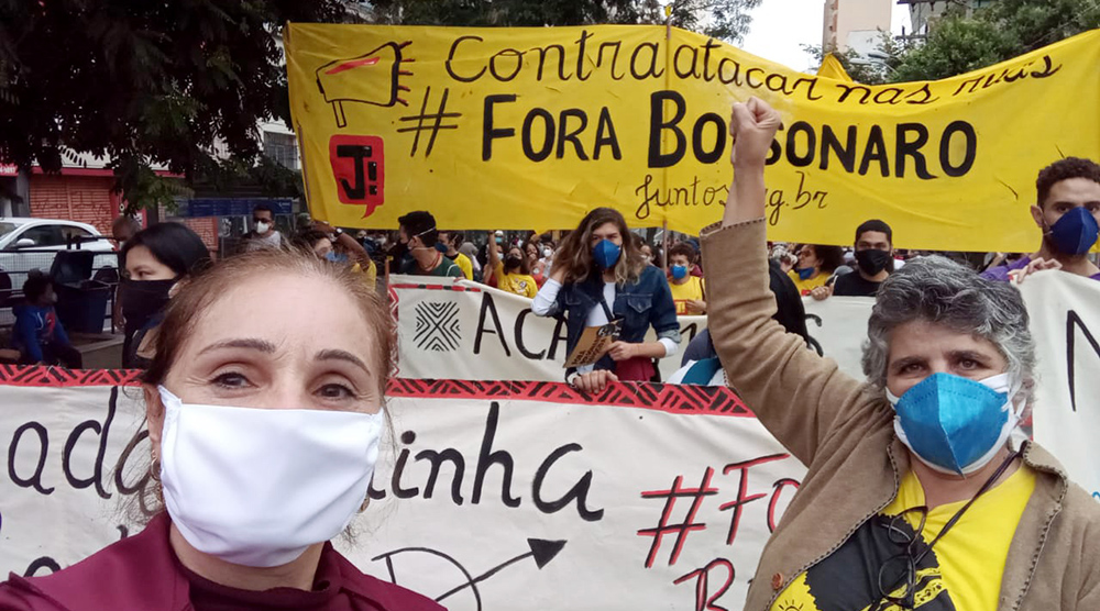 STSPMP participa de manifestações em Campinas e Brasília