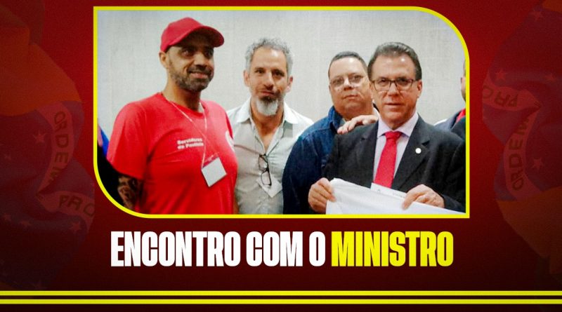 Diretores do STSPMP apresentam demandas dos Servidores de Paulínia ao ministro do Trabalho Luiz Marinho