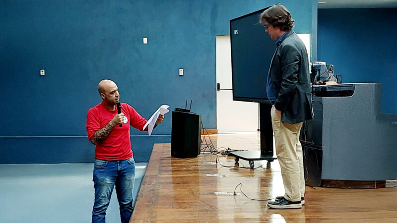 SIPAT | STSPMP participa da palestra do Pedro Tourinho, presidente da Fundacentro, e alerta ação em prol da saúde mental dos Servidores