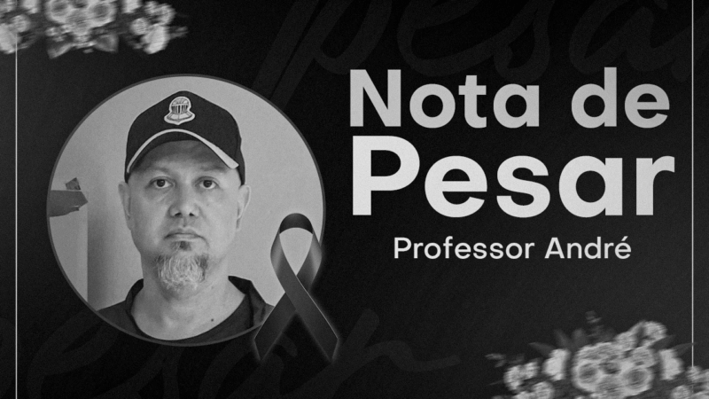 LUTO | Lamentamos profundamente o falecimento do Professor André. Descanse em paz, companheiro!