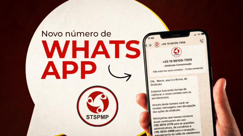 Conexão direta | STSPMP agora tem WhatsApp exclusivo para divulgações. Salve em seus contatos – (19) 981.097.959