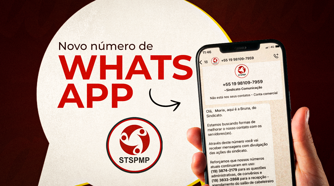 Conexão direta | STSPMP agora tem WhatsApp exclusivo para divulgações. Salve em seus contatos – (19) 981.097.959