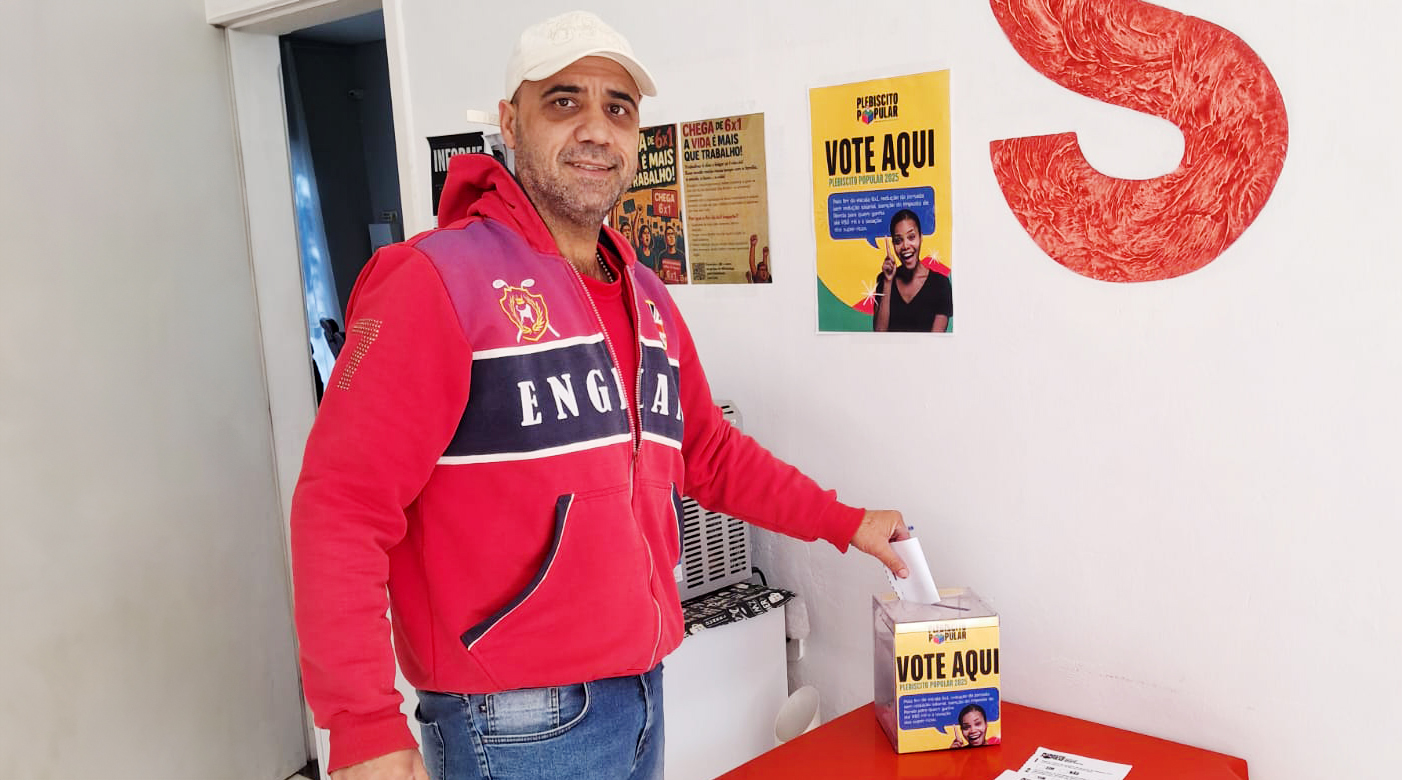 Plebiscito Popular 2025 – Por um Brasil Mais Justo | Sindicato convida Servidores e população para votarem na sede. Essa luta é de todos!