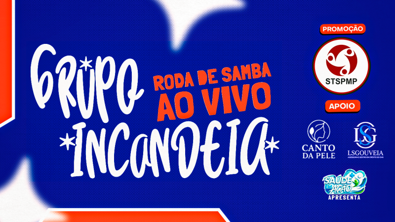 STSPMP promove Sabadão com roda de samba ao vivo no salão do Sindicato. Não perca!