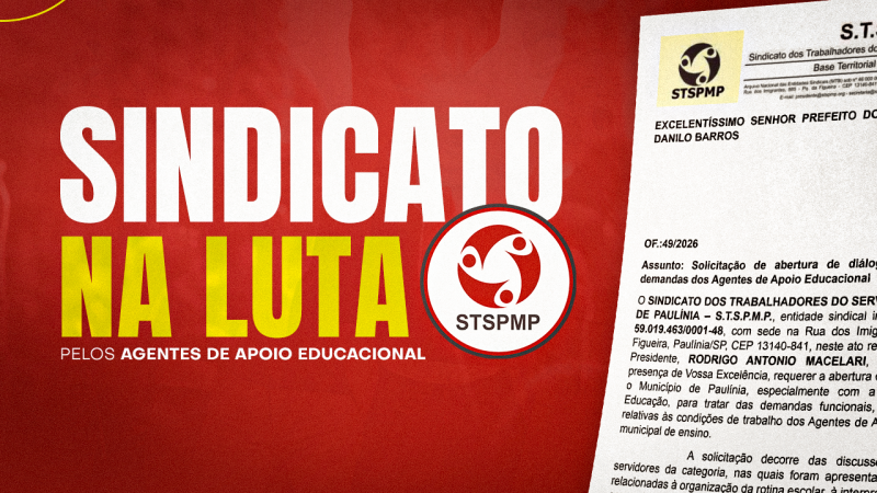 Sindicato cobra fim da sobrecarga dos Agentes de Apoio Educacional em Paulínia e respeito aos limites da função